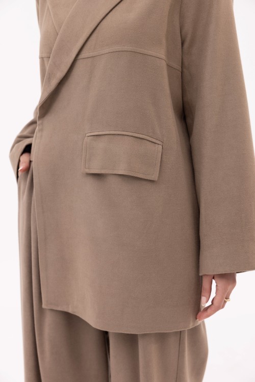 Ensemble Izza Winter taupe