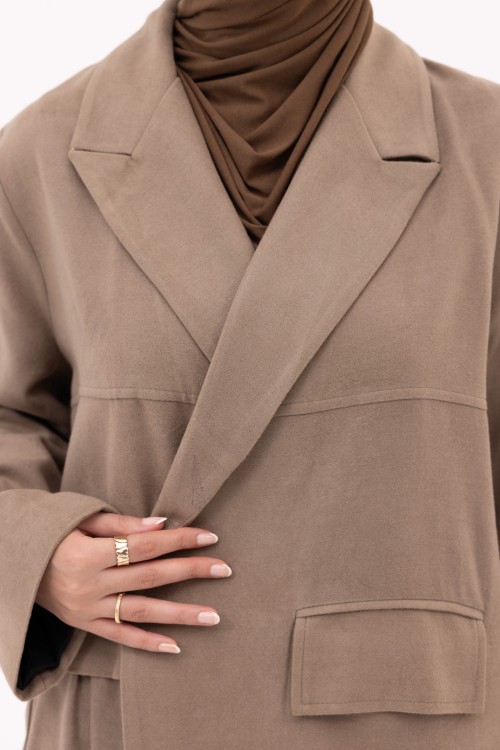 Ensemble Izza Winter taupe