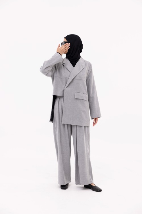 Ensemble Izza Winter gris