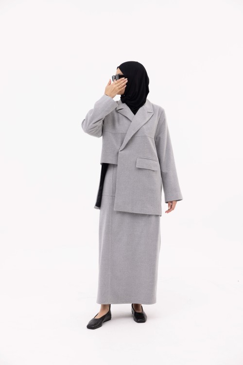 Ensemble Izza Winter gris