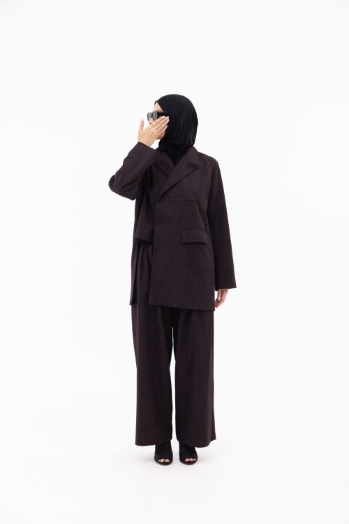 Ensemble Izza Winter burgundy