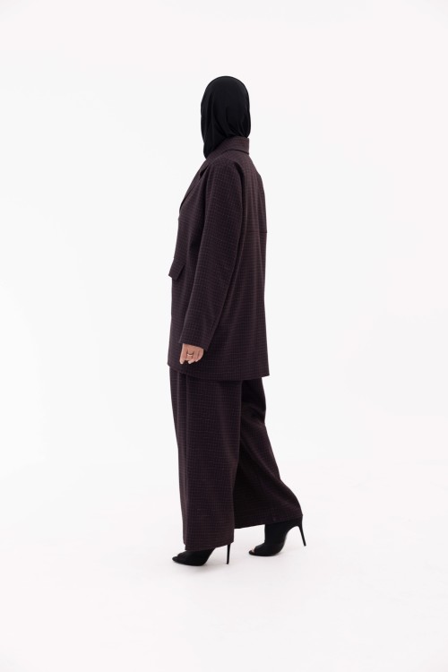 Ensemble Izza Winter burgundy