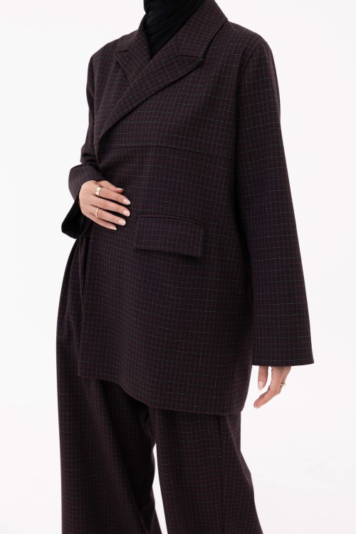 Ensemble Izza Winter burgundy