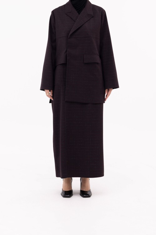 Ensemble Izza Winter burgundy