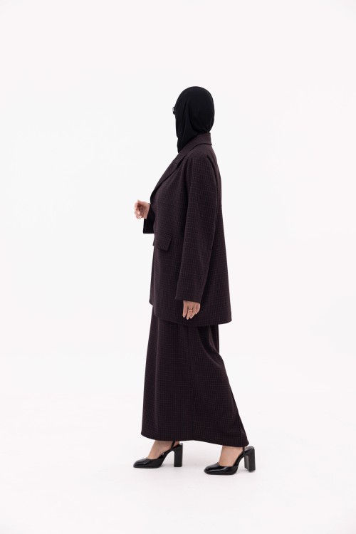 Ensemble Izza Winter burgundy