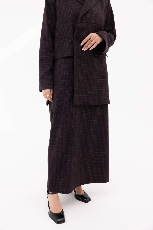 Ensemble Izza Winter burgundy