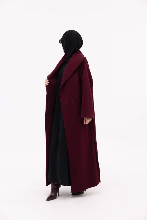Manteau Célia burgundy