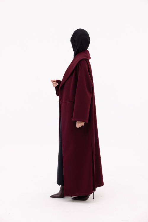 Manteau Célia burgundy