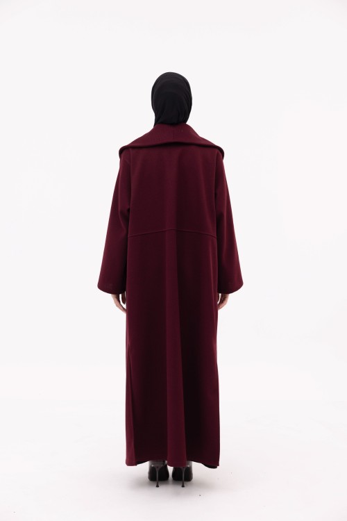 Manteau Célia burgundy