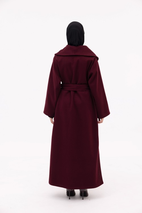 Manteau Célia burgundy