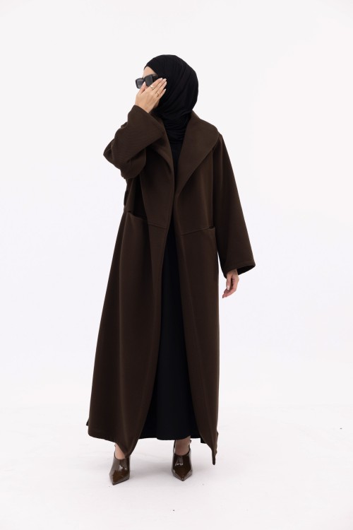 Manteau Célia marron