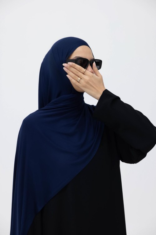 x Hijab bleu nuit
