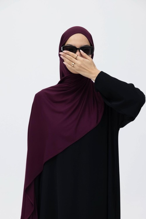 x Hijab burgundy