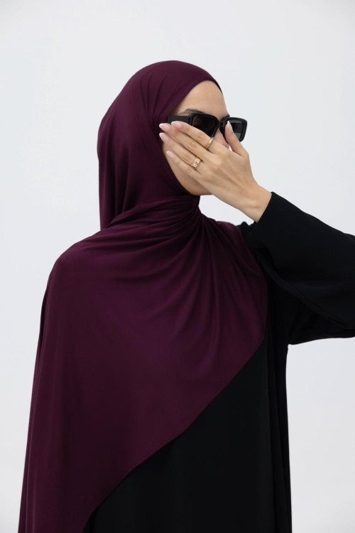x Hijab burgundy