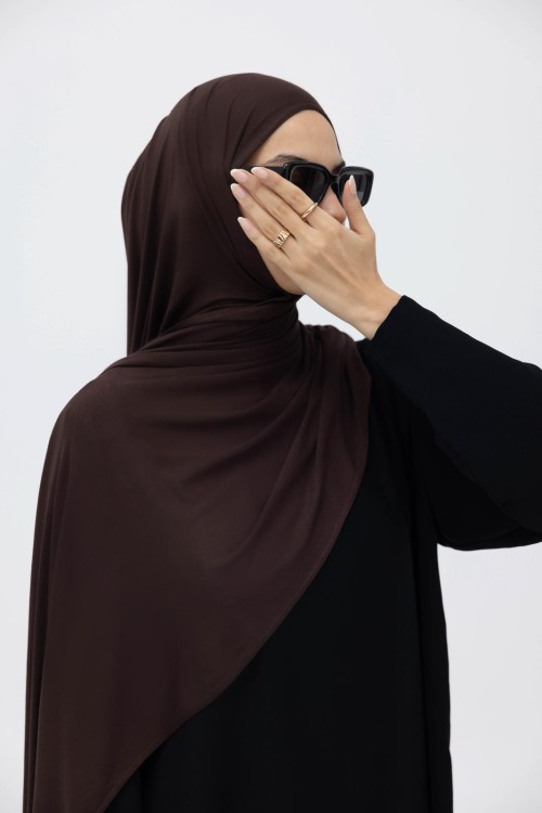 x Hijab marron