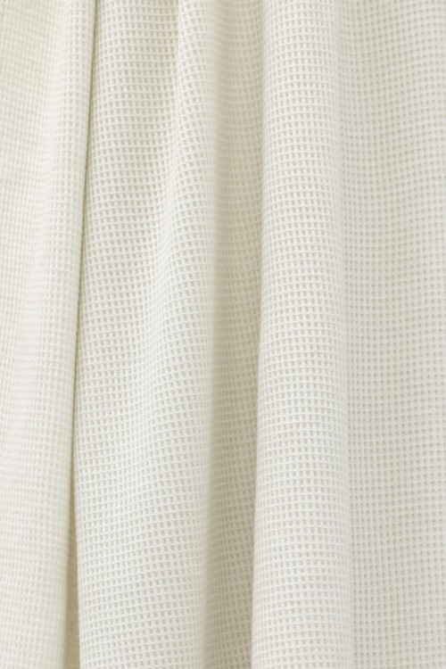 x  Echarpe en maille côtelée creme