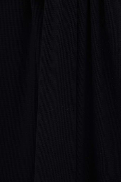 x  Cagoule en maille côtelée noir