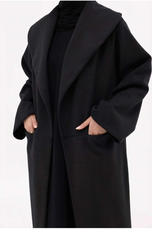 Manteau Célia noir