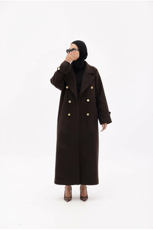 Manteau Sézanne marron II