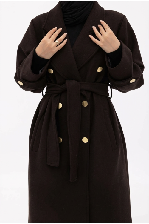 Manteau Sézanne marron II