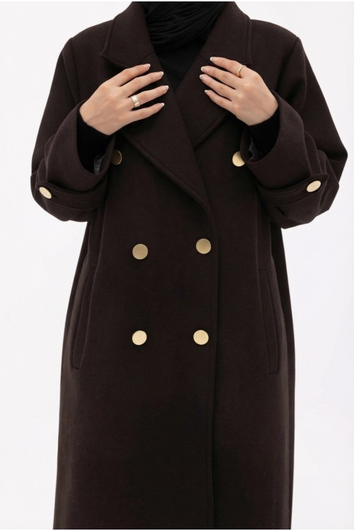 Manteau Sézanne marron II