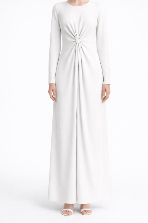 Sous Abaya Lola blanche (manches longues)