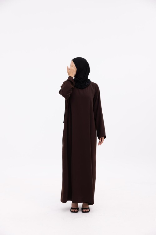 Sous Abaya Simple noire (manches longues)