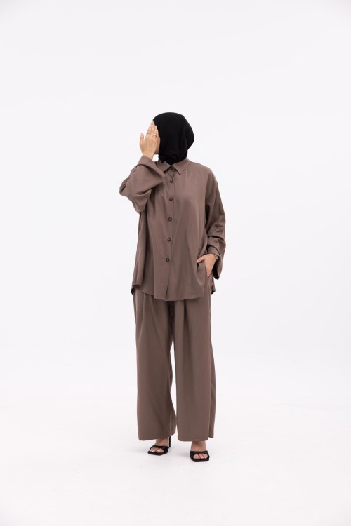 Ensemble Ayna  taupe
