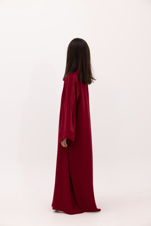 Robe Nouraya fille Burgundy