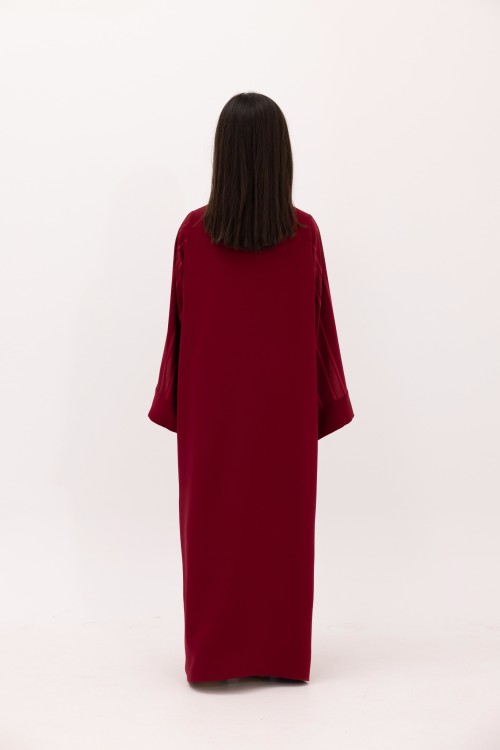 Robe Nouraya fille Burgundy