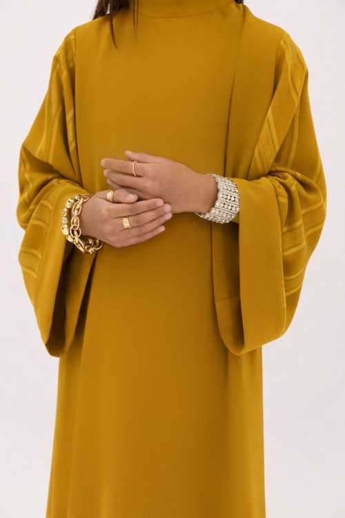 Robe Nouraya fille Lime