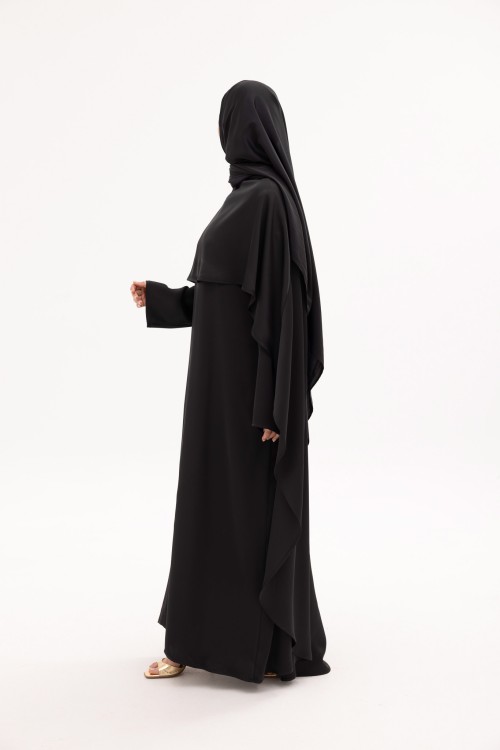 Robe Mina Noir Satiné