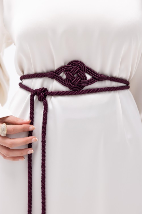 x Ceinture Majdoul : Burgundy