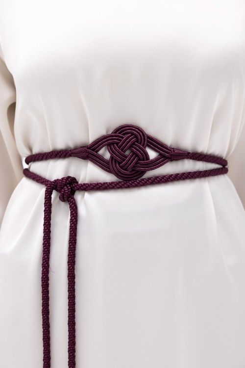 x Ceinture Majdoul : Burgundy
