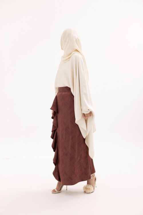 Jupe Milena Marron
