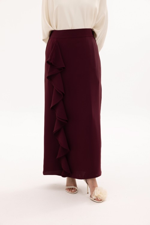 Jupe Milena Burgundy mate