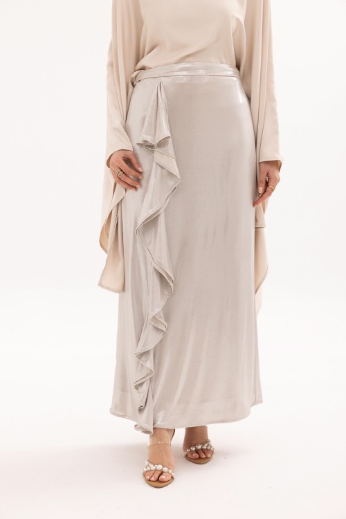 Jupe Milena Argenté