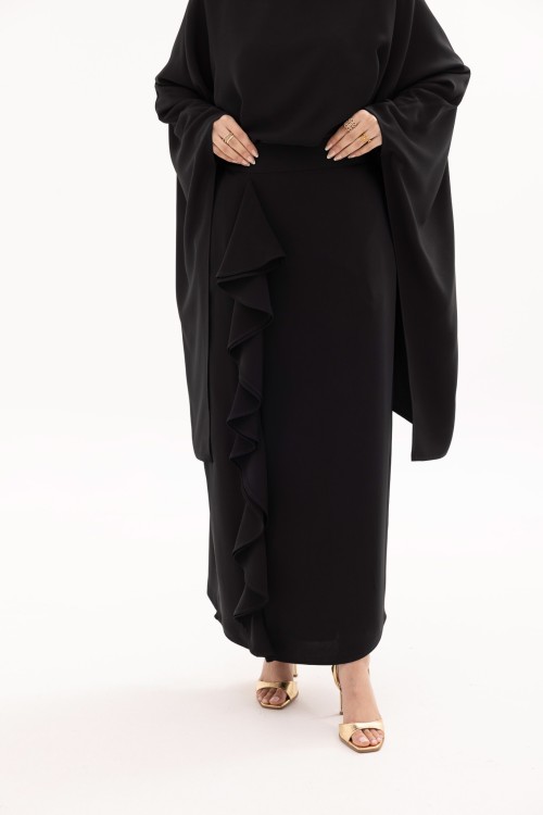 Jupe Milena Noir mate