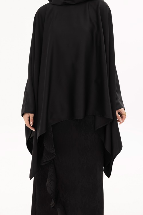 x Cape Milena Noir satiné