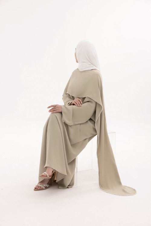 Robe Perla Vert amande