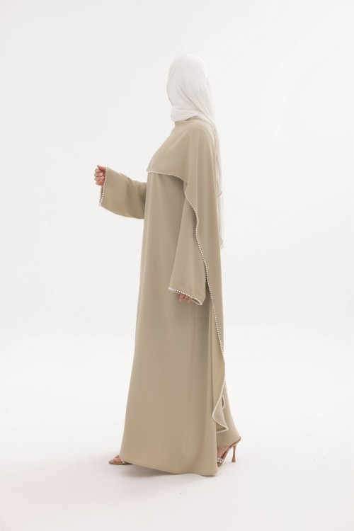 Robe Perla Vert amande