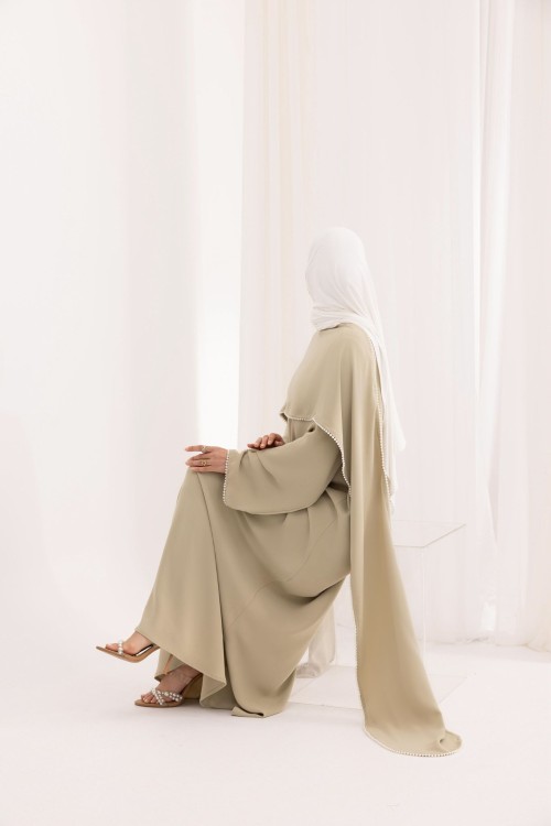 Robe Perla Vert amande