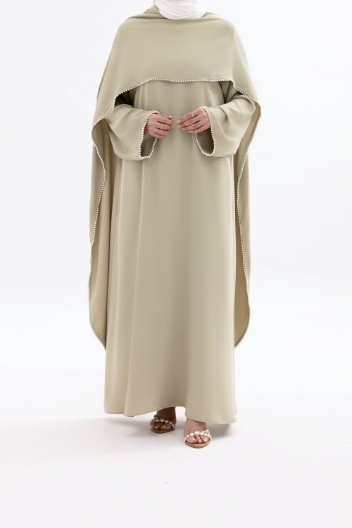 Robe Perla Vert amande