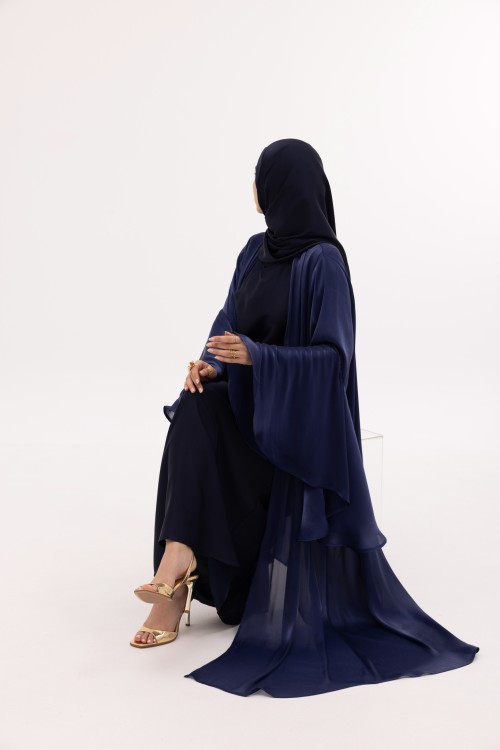 Ensemble Jasmine Organza bleu nuit