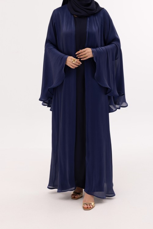 Ensemble Jasmine Organza bleu nuit