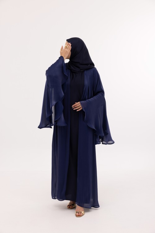 Ensemble Jasmine Organza bleu nuit