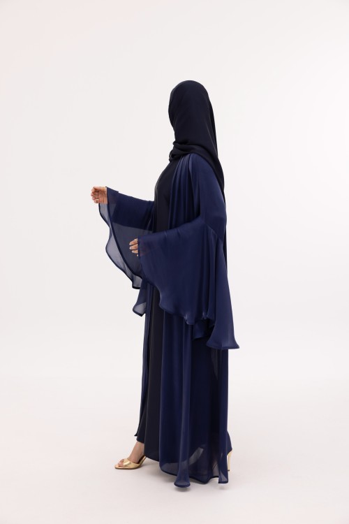 Ensemble Jasmine Organza bleu nuit