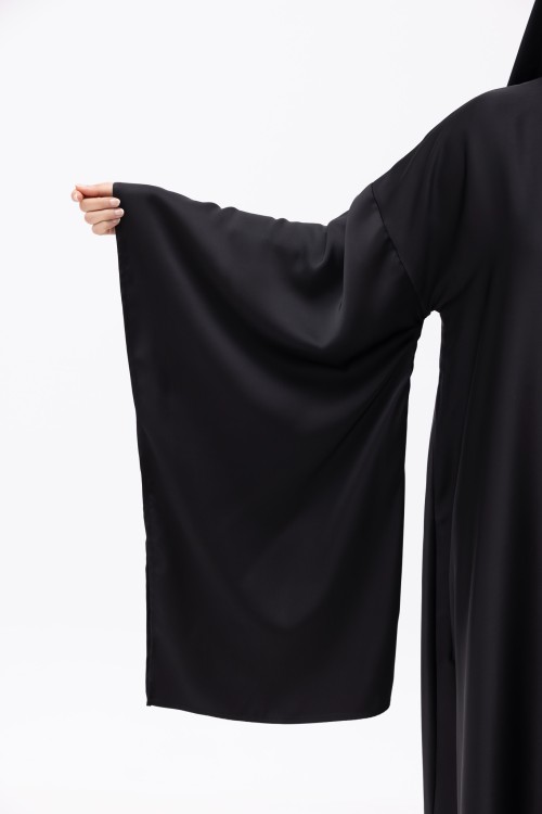 Robe Sana Noir satiné
