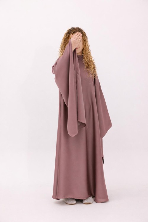 Robe Sana fille boise de rose