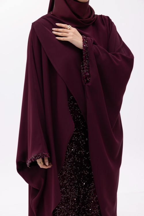 Ensemble Kamyla À sequin burgundy